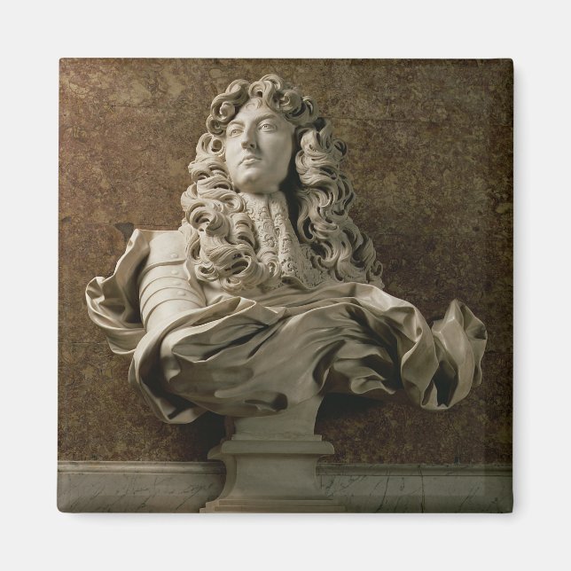Íman Retrato de Luís XIV (1638-1715), 1665, (mar (Frente)