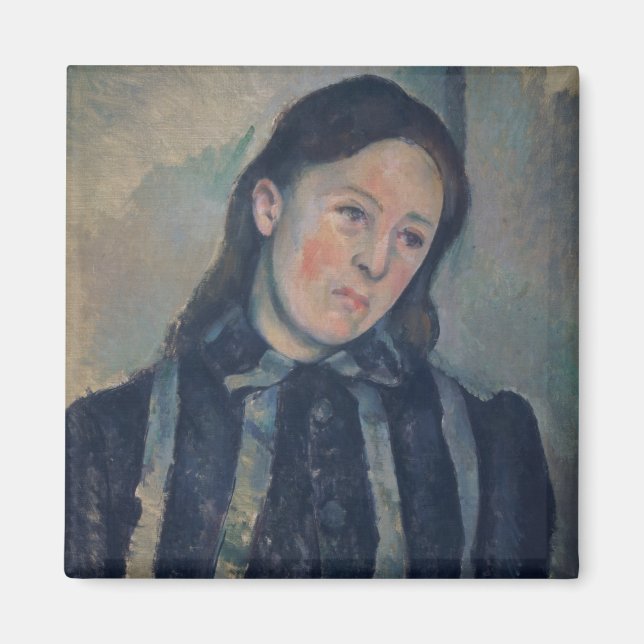 Íman Retrato de Madame Cezanne com Cabelo Solto, 189 (Frente)