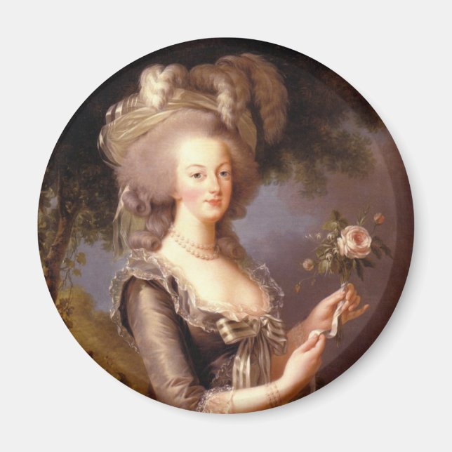 Íman Retrato de Maria Antonieta, Rainha da França (Frente)