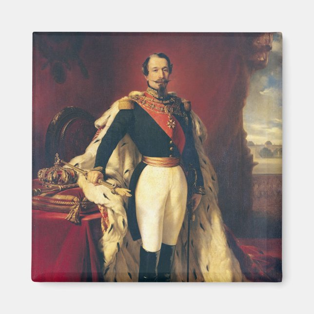 Íman Retrato de Napoleão III Imperador da França (Frente)