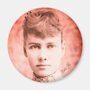 Íman Retrato de Nellie Bly Magnet