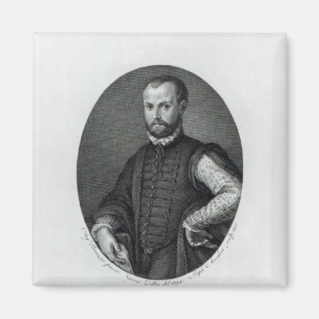 Íman Retrato de Niccolo Maquiavelli (Frente)