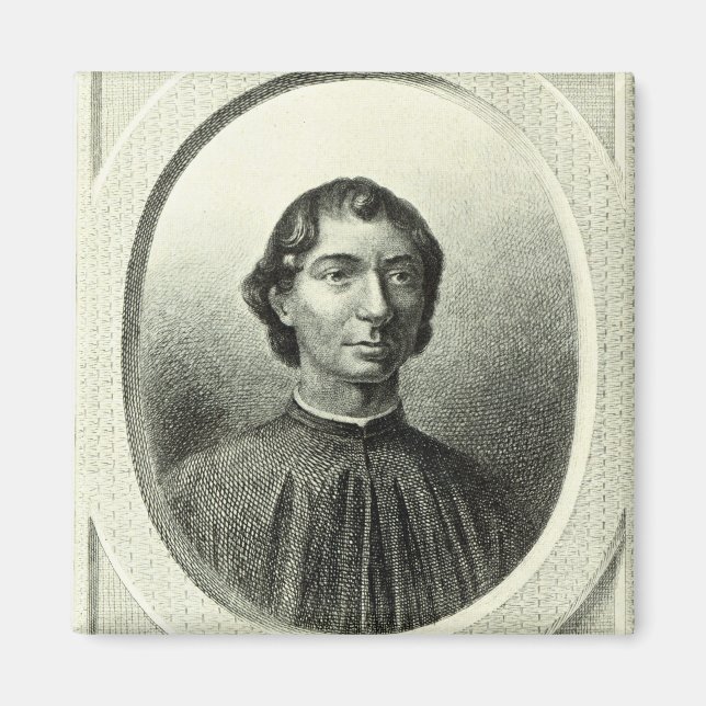 Íman Retrato de Niccolo Maquiavelli (Frente)