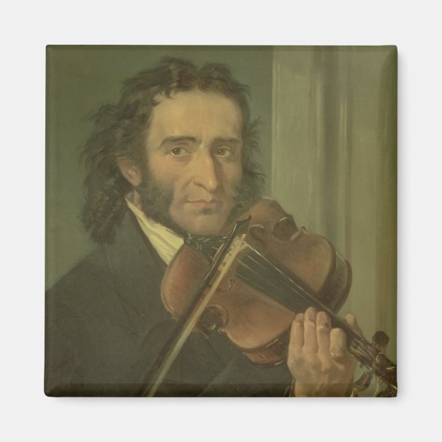 Íman Retrato de Niccolo Paganini (Frente)