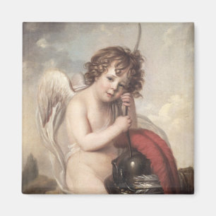Íman Retrato de Oswald mestre Fawcett como o Cupido