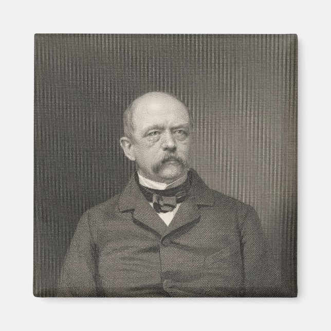 Íman Retrato de Otto von Bismarck (Frente)