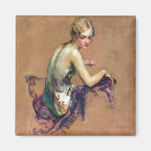 Íman Retrato de Pastel