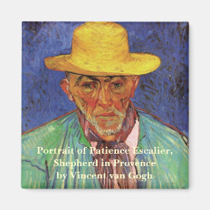 Íman Retrato de Patience Escalier por Vincent van Gogh