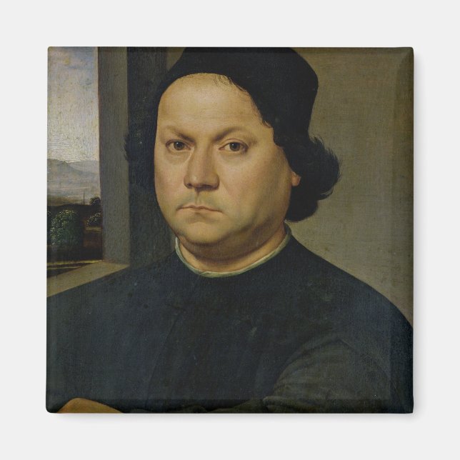 Íman Retrato de Perugino, c.1504 (tempera sobre madeira (Frente)