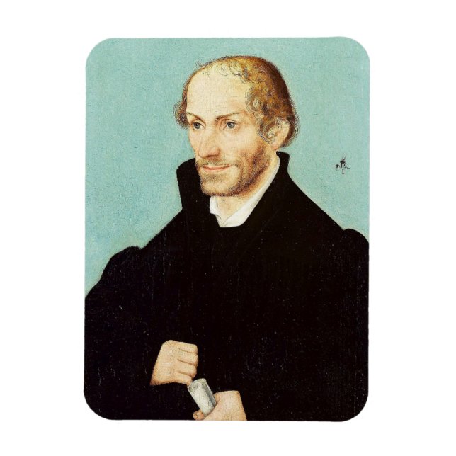 Íman Retrato de Philip Melanchthon, 1537 (Vertical)