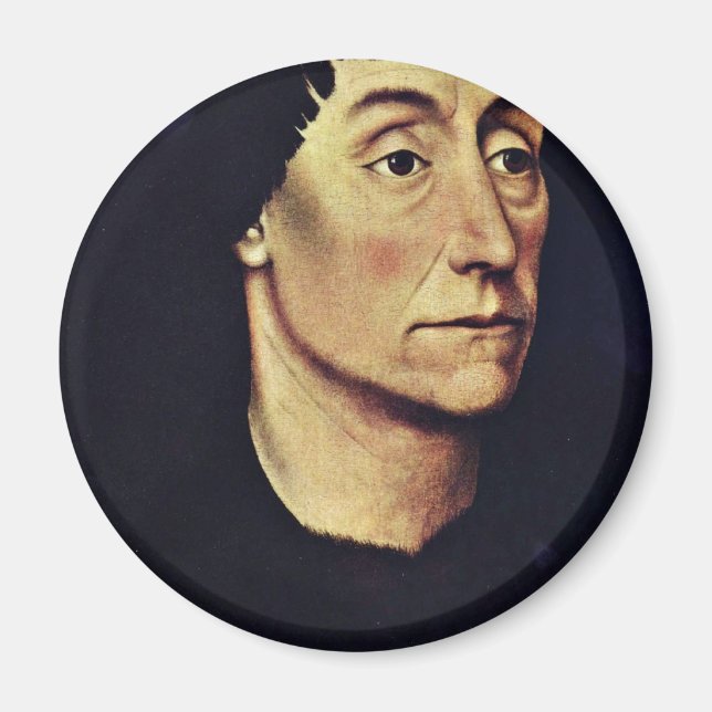 Íman Retrato De Pierre De Beffremont Por Weyden Rogier (Frente)