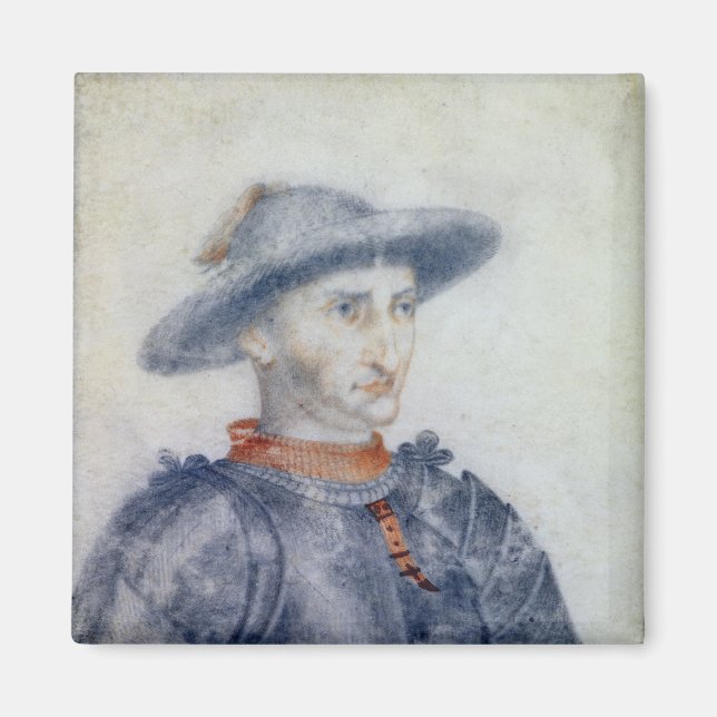 Íman Retrato de Rene I Duque de Anjou (Frente)