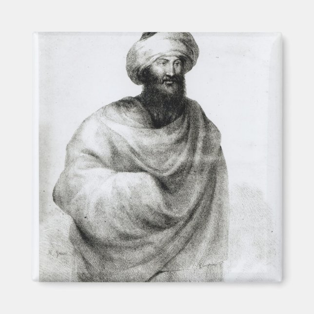 Íman Retrato de Sheikh Ibrahim ou Johann Ludwig (Frente)