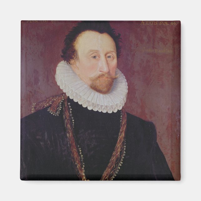 Íman Retrato de Sir John Hawkins 1581 (Frente)