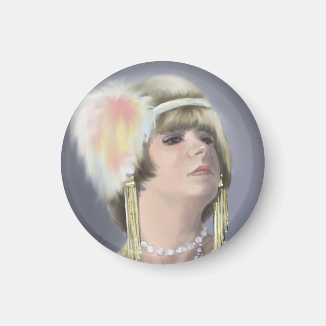 Íman Retrato de Siren de Verão (Frente)