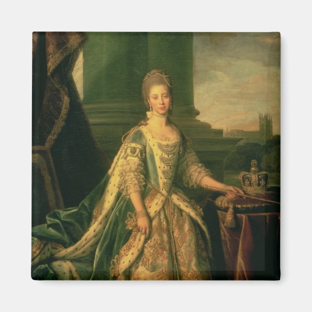 Íman Retrato de Sophie Charlotte (Frente)