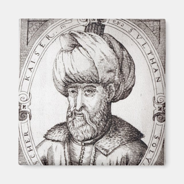 Íman Retrato de Suleiman o Magnífico (Frente)