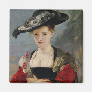 Íman Retrato de Susanna Lunden (?) (balde de Le Chapéu