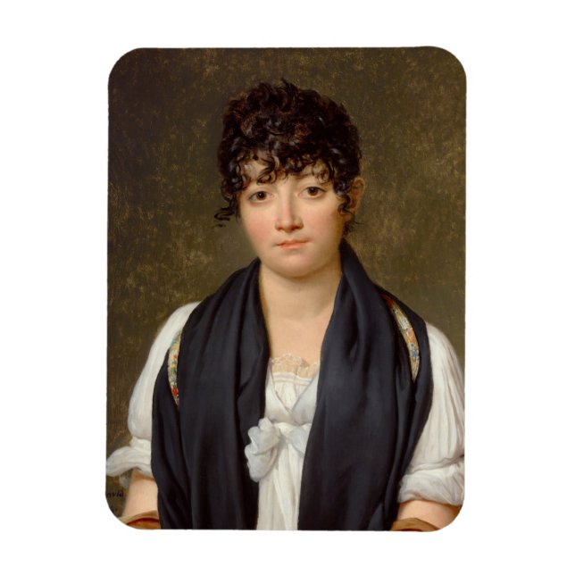 Íman Retrato de Suzanne Le Peletier de Santo-Fargeau (Vertical)