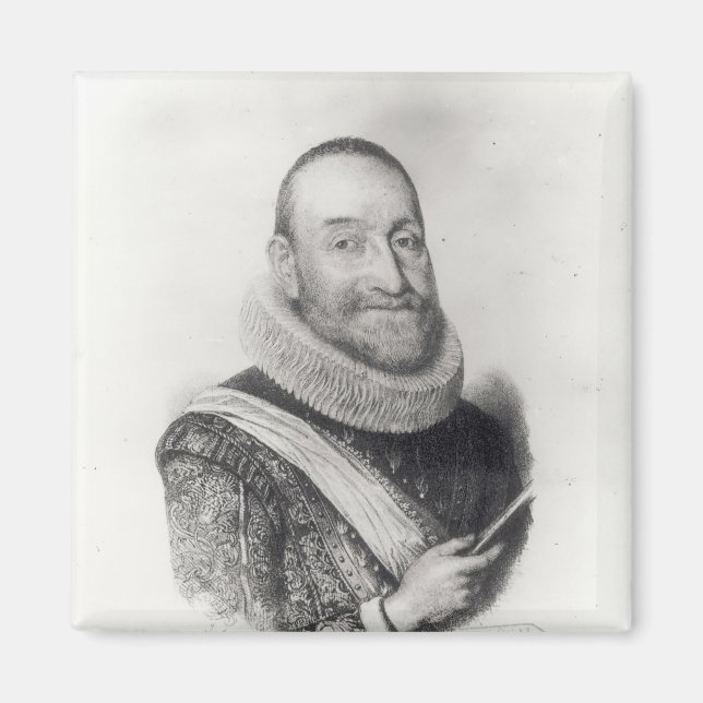 Íman Retrato de Theodore Agrippa d'Aubigne (Frente)