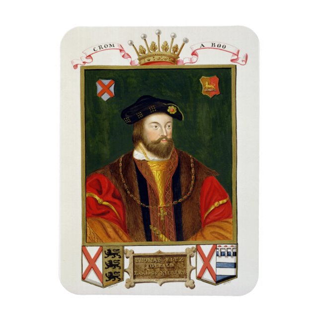 Íman Retrato de Thomas Fitzgerald (1513-37) Lord Offal (Vertical)