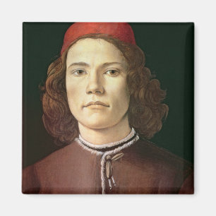 Íman Retrato de um homem novo, c.1480-85