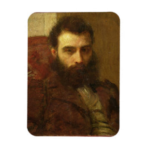 Íman Retrato de um homem (óleo no painel)