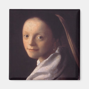 Íman Retrato de uma Jovem Mulher