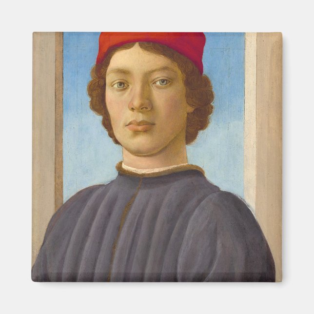 Íman Retrato de uma Juventude, 1485, por Filippino Lipp (Frente)