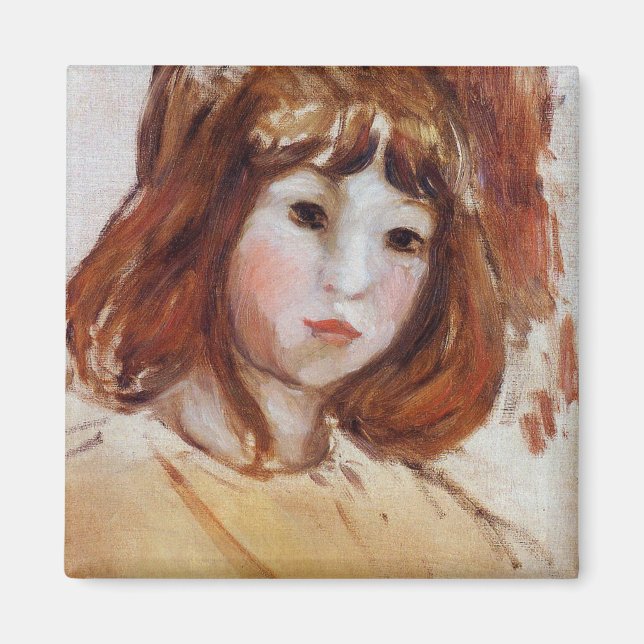Íman Retrato de uma Menina (por Berthe Morisot) (Frente)