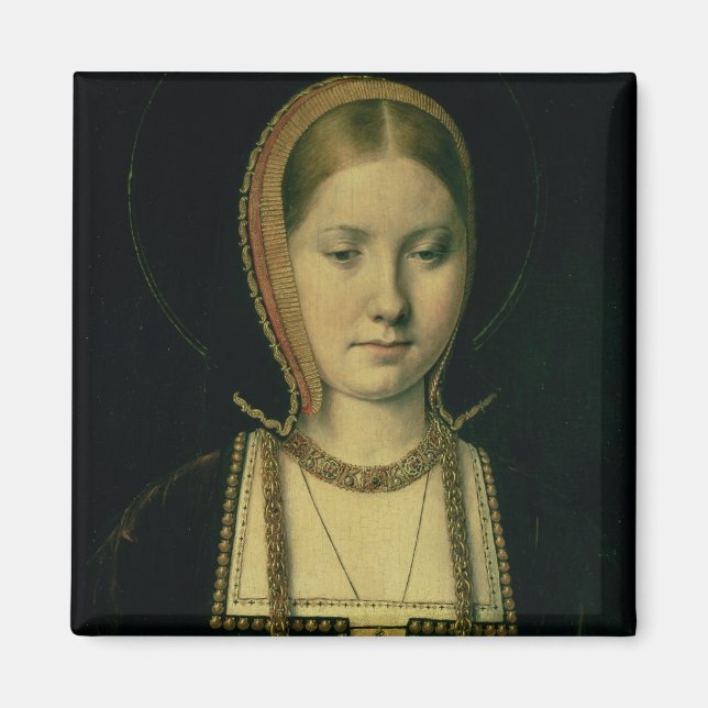 Íman Retrato de uma mulher, possivelmente Catherine de  (Frente)