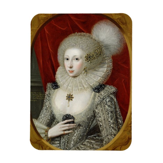 Íman Retrato de uma mulher, possivelmente Frances Cotto (Vertical)