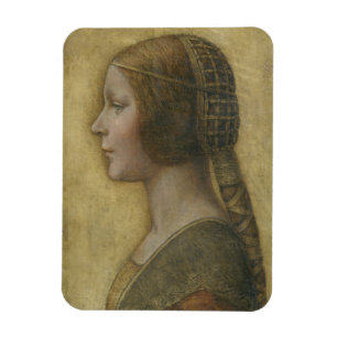 Íman Retrato de uma noiva nova por Leonardo da Vinci