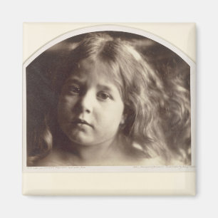 Íman Retrato de uma rapariga (impressão do albume de u