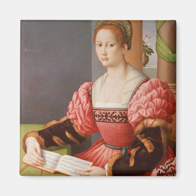 Íman Retrato de uma Senhora (Frente)