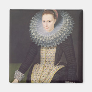 Íman Retrato de uma senhora, 1613 (óleo no painel)