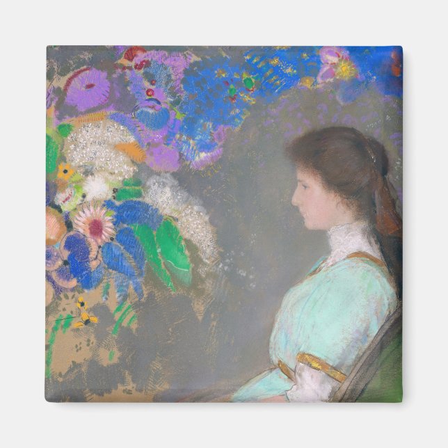 Íman Retrato de Violette Heymann, Redon (Frente)