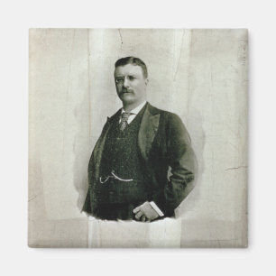 Íman Retrato do coronel Theodore Roosevelt (litho)