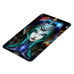 Íman Retrato Do Cyiria Photo Magnet