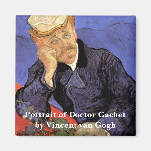 Íman Retrato do Dr. Gachet por Vincent van Gogh