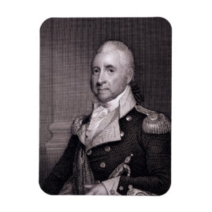 Íman Retrato do general principal John Ribeiro, gravado