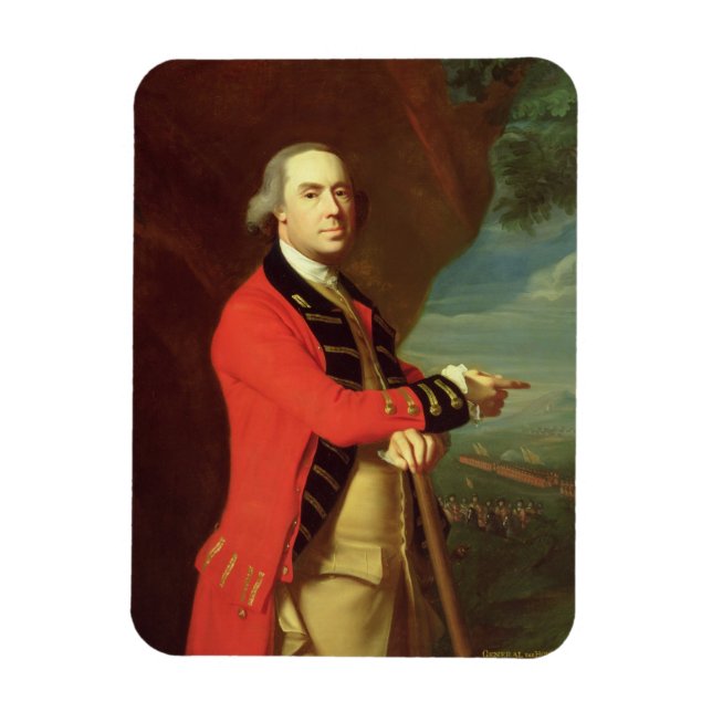 Íman Retrato do General Thomas Gage, c.1768 (óleo em ca (Vertical)