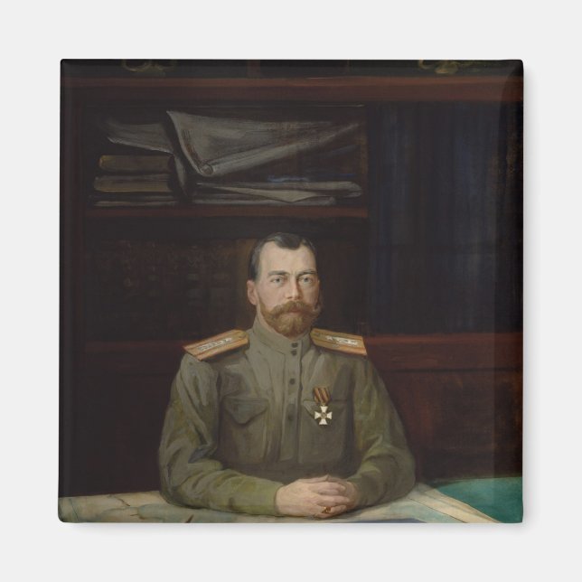 Íman Retrato do Imperador Nicholas II, 1914 (Frente)