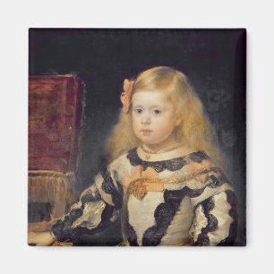 Íman Retrato do Infanta Maria Marguerita 1654