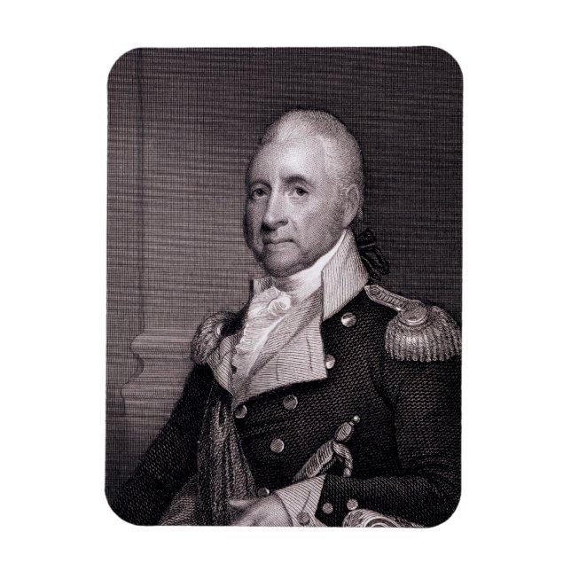 Íman Retrato do Major-General John Brooks, gravado por (Vertical)