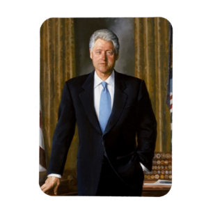 Íman Retrato do oficial de Bill Clinton