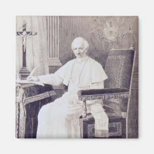 Íman Retrato do papa Leo XIII