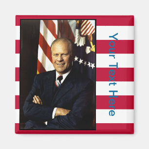 Íman Retrato do Presidente Gerald Ford