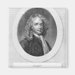Íman Retrato do senhor Isaac Newton