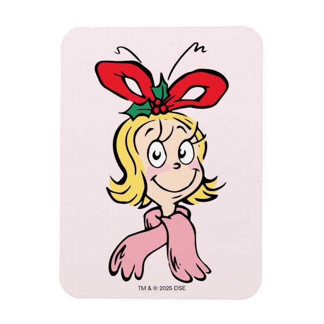 Íman Retrato Doce Cindy Lou Quem (Vertical)